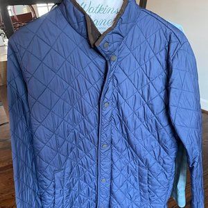 Mens Peter Millar Suffolk Quilted Travel Coat